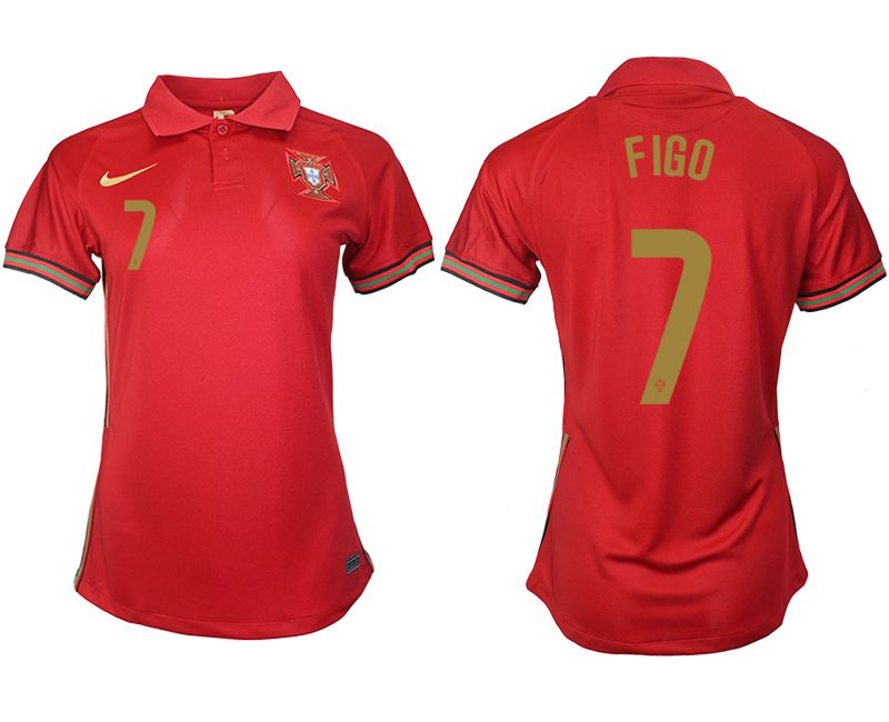 Women 2021-2022 Club Portuga home aaa version red #7 Soccer Jerseys->customized soccer jersey->Custom Jersey